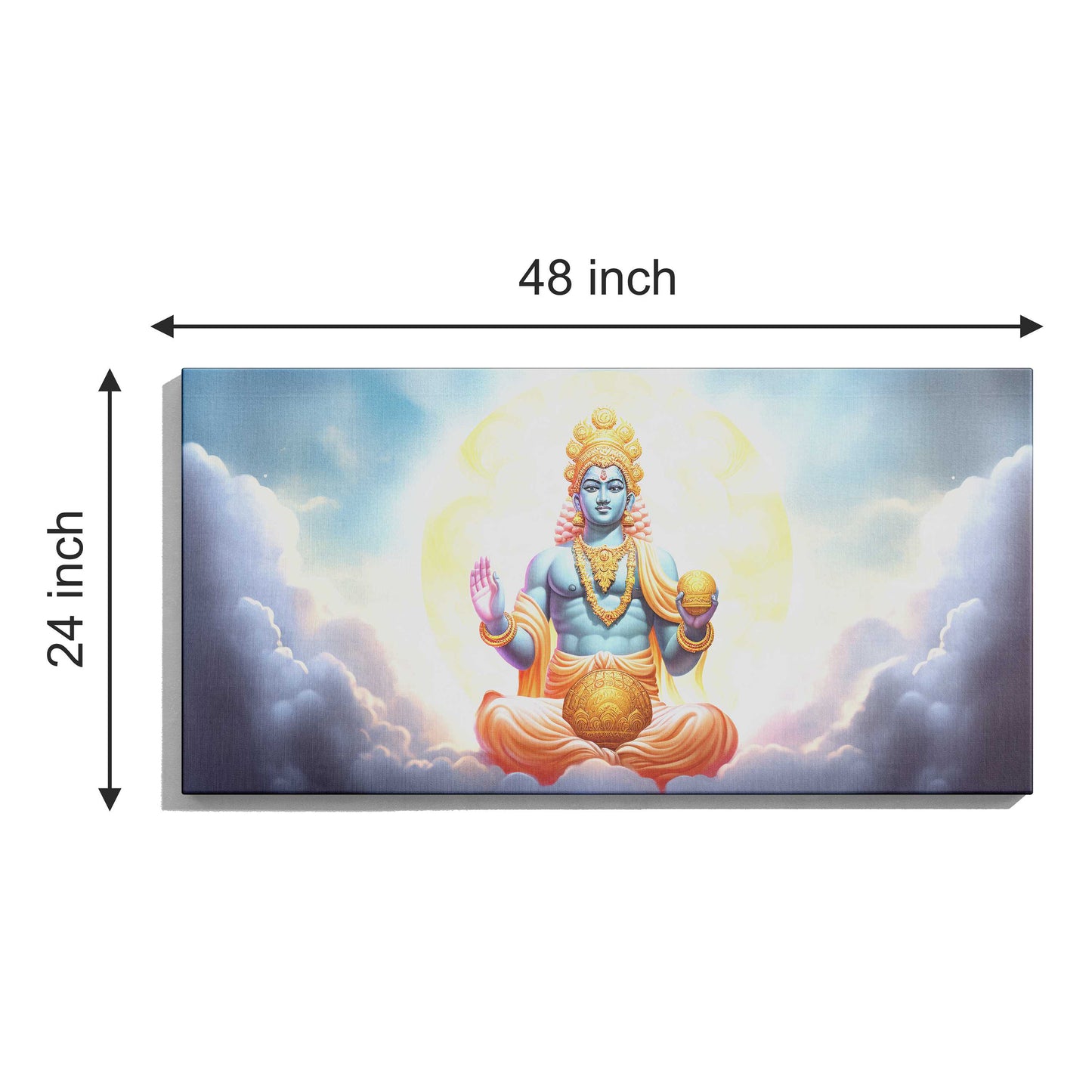 Lord Vishnu Canvas wall painting