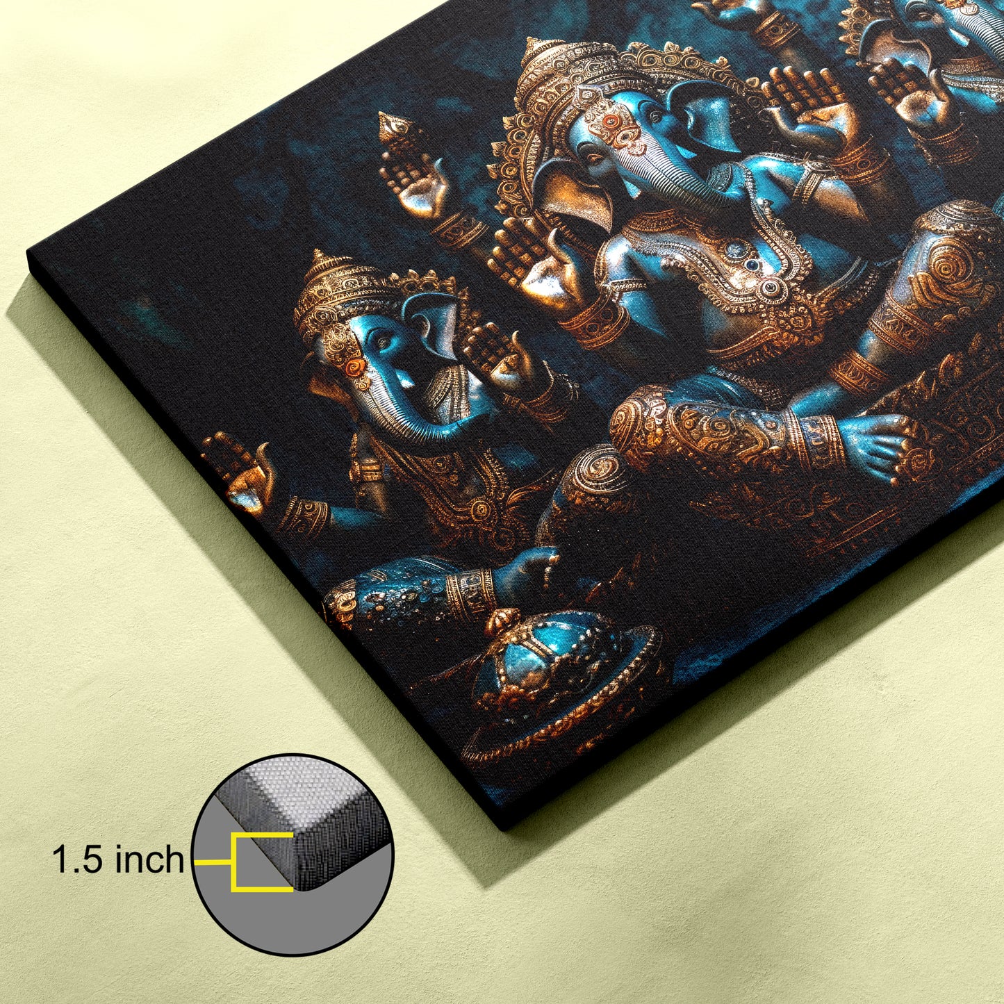 Lord Ganesh Canvas wall painting