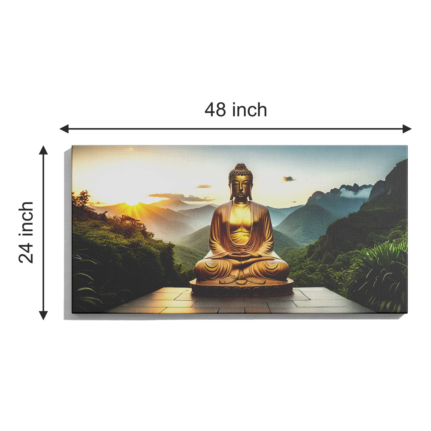 Lord Buddha Canvas wall painting