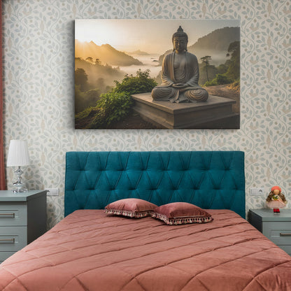 Lord Buddha Canvas wall painting