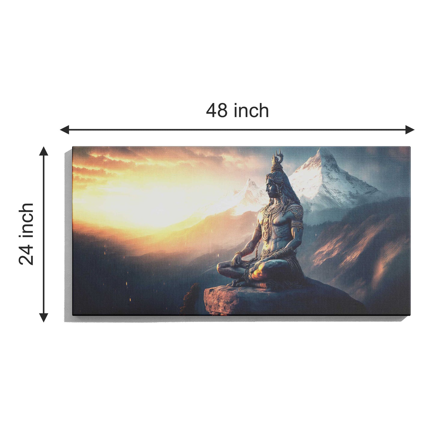 Lord shiv Canvas wall painting