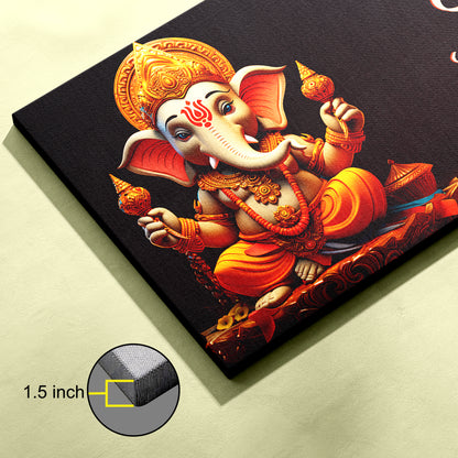 Lord Ganesh Canvas wall painting