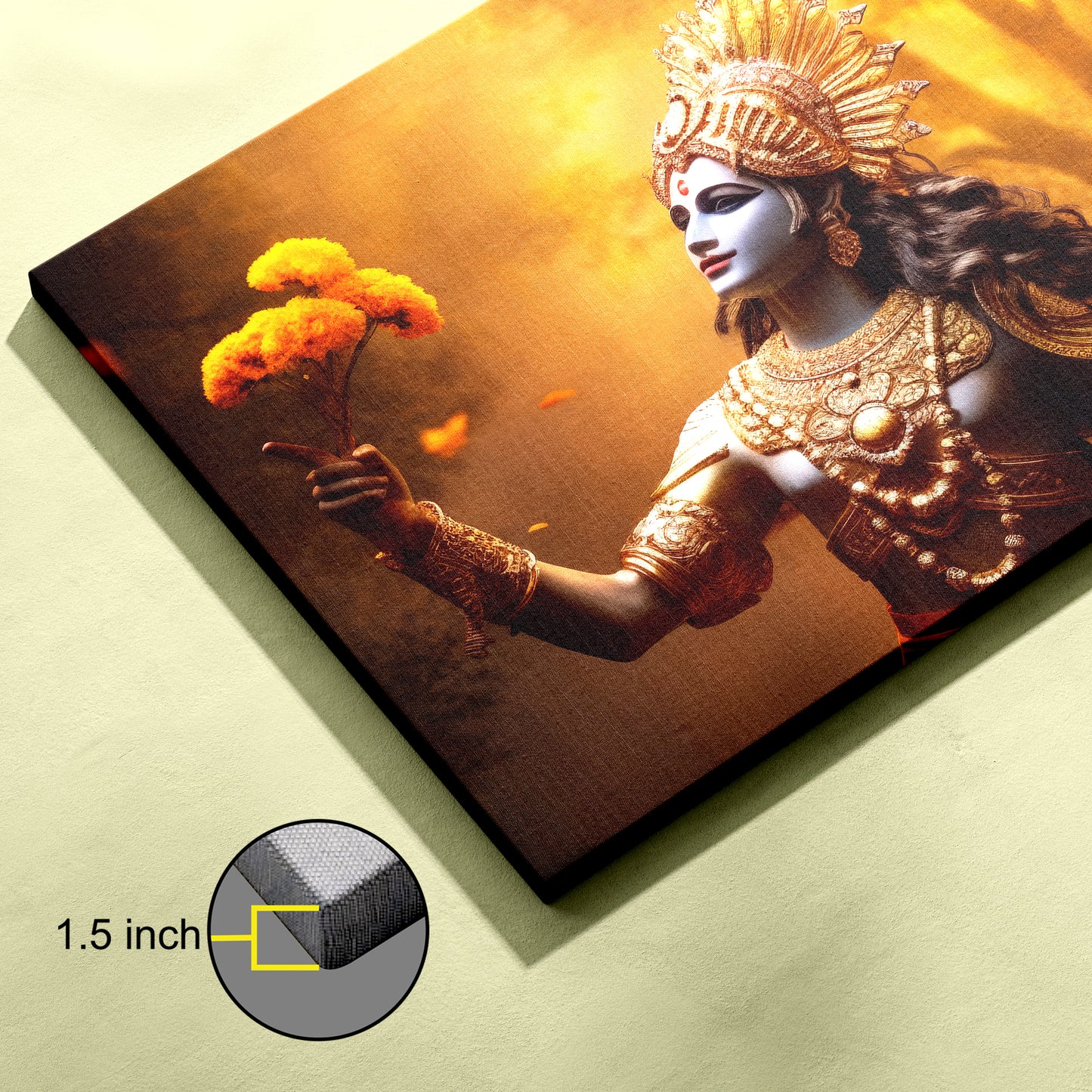 Lord Krishna Premium Canvas Wall Painting